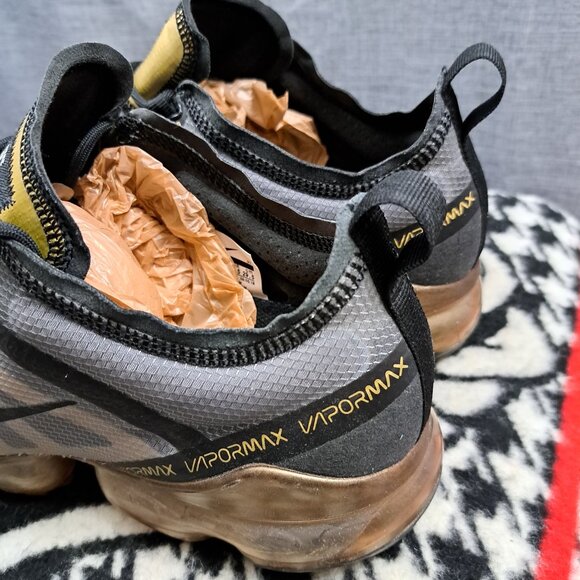 Nike Air Vapormax 2019 Black Metallic Gold AR6631-002 Men’s Size 11.5 main image 12